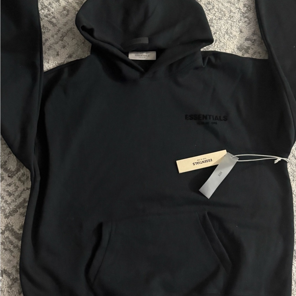 Essential black Men's Hoodie